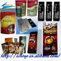 three side seal laminated aluminum foil food packing bag 2