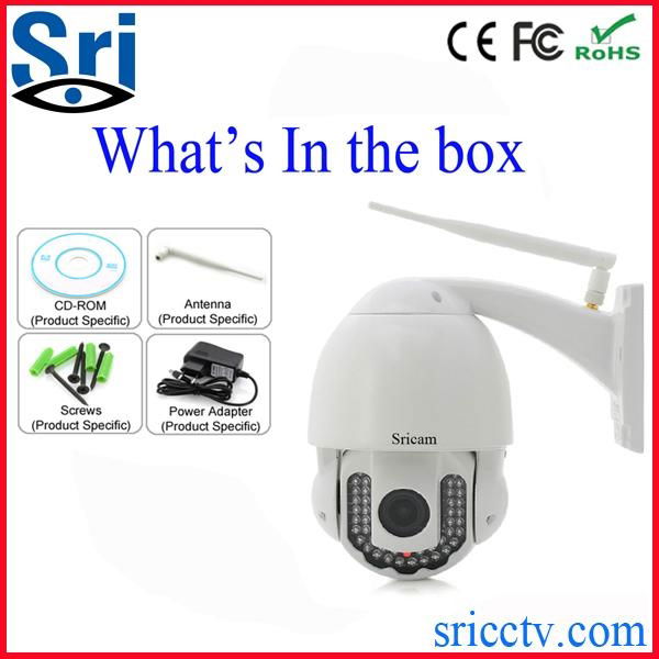 Sricam AP005 5xOptical Zoom 40M IR Night Vision HD Megapixel 720P Wfii P2P Wirel 3