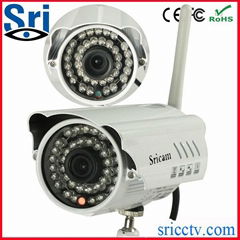 Sricam AP009 P2P 1.0 Megapixel HD IR CUT 6MM Lens Wifi 720P Outdoor IP Camera