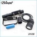 Brinyte New Arrival Magnetic Switch Aluminum Cree U2 Diving Lantern 2