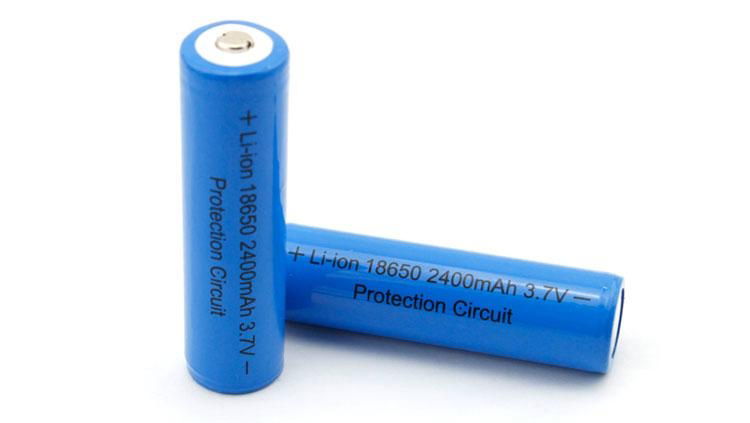 Brinyte 3.7V with PCB 2400mAh 18650 rechargeable li-ion battery 2