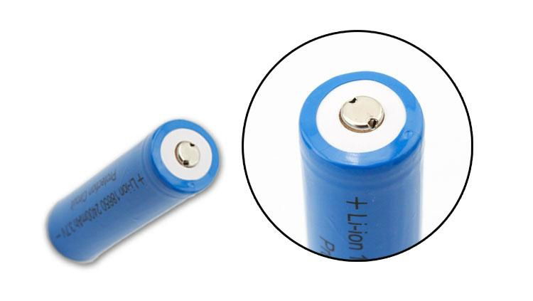 Brinyte 3.7V with PCB 2400mAh 18650 rechargeable li-ion battery 4