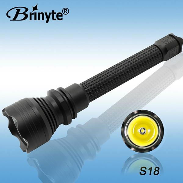 Brinyte waterproof shockproof cree led green hunting flashlight 