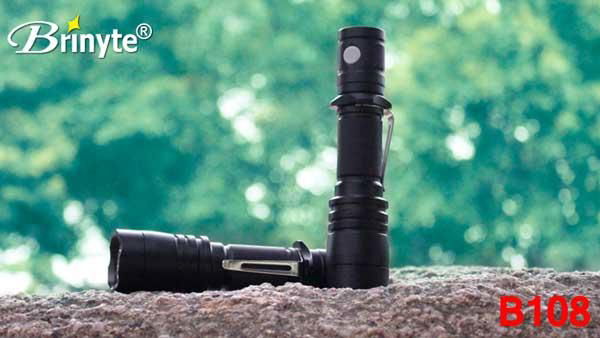 Brinyte Aluminum Tactical with Clip Direct Strobe Police Use Torch 2