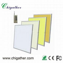 Dimmable color temperature brightness led panel light 60x60cm  with controller