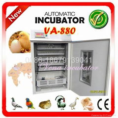 880 eggs full automatic industrial egg incubator