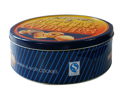 China Biscuit Tin Box Cake Packaging Tin Can 