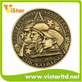 3D Military coin with printing emblem 2