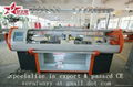 flat knitting machine with comb device 5