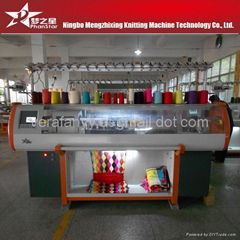 double System multi-Gauge flat knitting machine