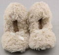 Kids elastic rose fur ballerina 1