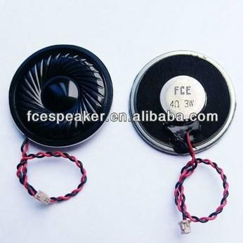 40mm 8ohm 3W mini waterproof mylar speaker