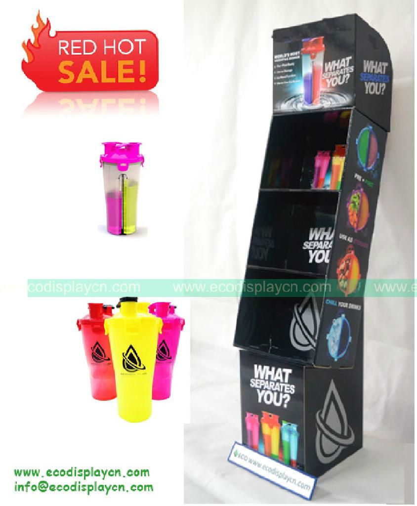 Custom design Cardboard display for shaker cups 2