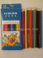 Low price HB pencil with eraser 4