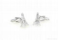 Eiffel Tour design cufflinks