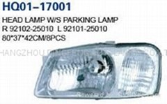 HEAD LAMP FOR ACCENT '00-'01