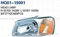 HEAD LAMP FOR ACCENT '00-'01 4