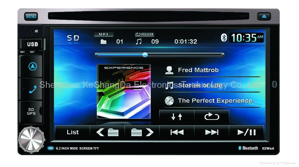 2 din universal car dvd car stereo with GPS optional