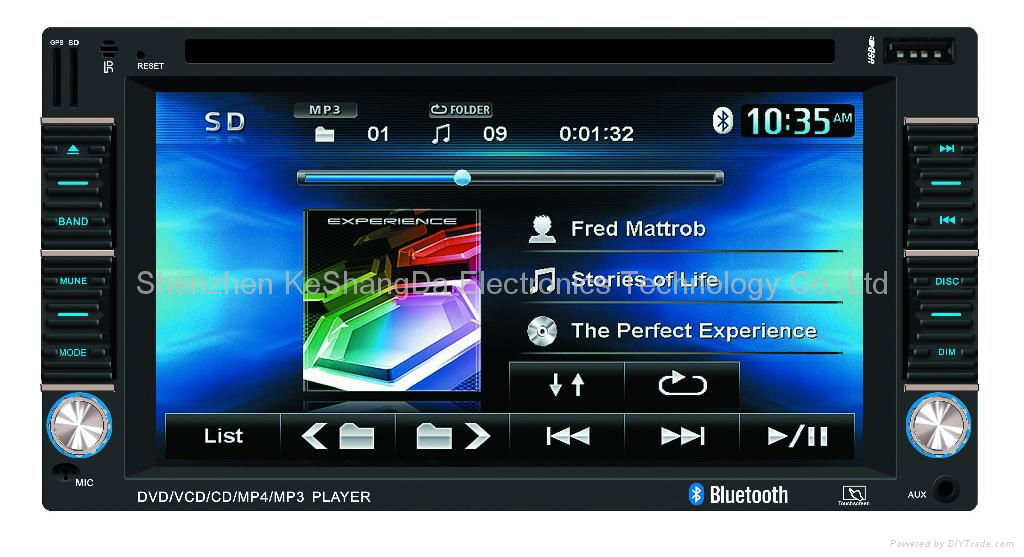 2 din universal car dvd car stereo with GPS optional 3