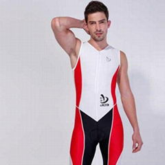 JOB Men's professional compress 1-piece Tri suit swimming suit cycling wear