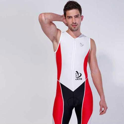 JOB Men's professional compress 1-piece Tri suit swimming suit cycling wear  4