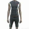 JOB moisture wicking compression swimwear Men's Comp 2-pics Tri suit Lycra 2