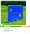Portable shooting target metal frame football soccer goal  2