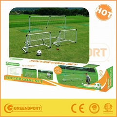 2 in 1 plastic soccer goal post 