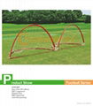 Double folding pop up soccer goal  2