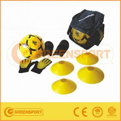 Carry bag packing cool designer soccer balls with cones 