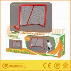 Portable Metal Sleeve Net Hockey Goal
