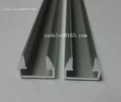 led aluminum for glass shelf strip