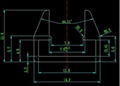 led aluminum for glass shelf strip 2