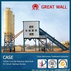 China Well-known Trademark HZS60 Concrete Batching Plant