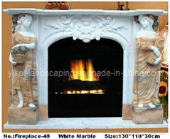 Stone Fireplace Mantel