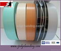 Sliver profile PVC edge banding