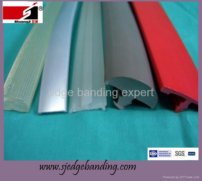 PVC T shape edge banding for office furniture 5