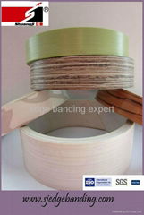 High gloss edge banding for plastic board