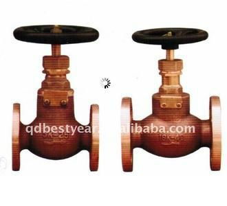 JIS F7301/7303 5/16K cast bronze marine globe valve 