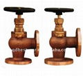 JIS F7302/7304 5/16K cast bronze marine angle valve 