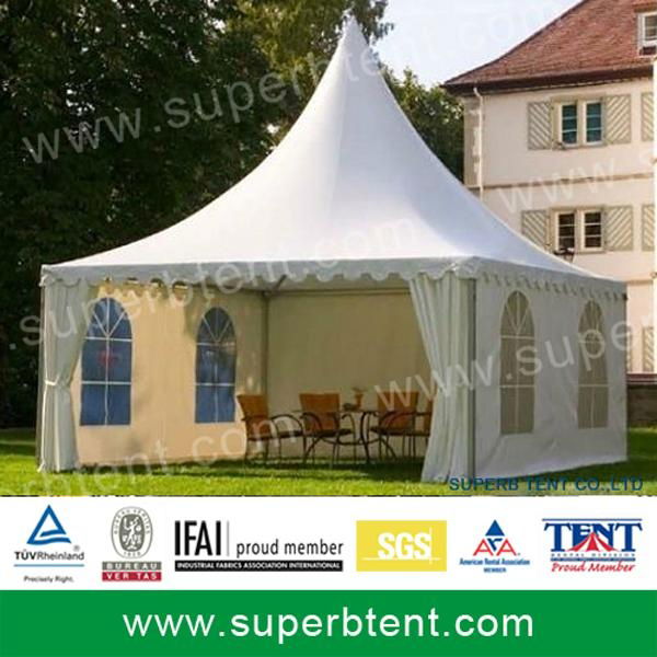 10m circus pagoda roof tent with clear wall and lining 2