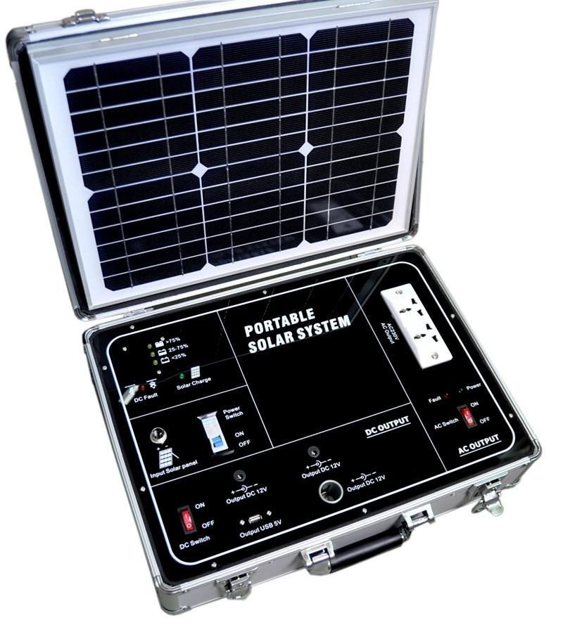 500W solar suitcase solar power system 2
