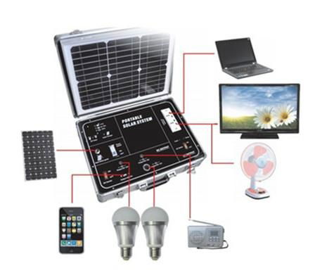 500W solar suitcase solar power system 4