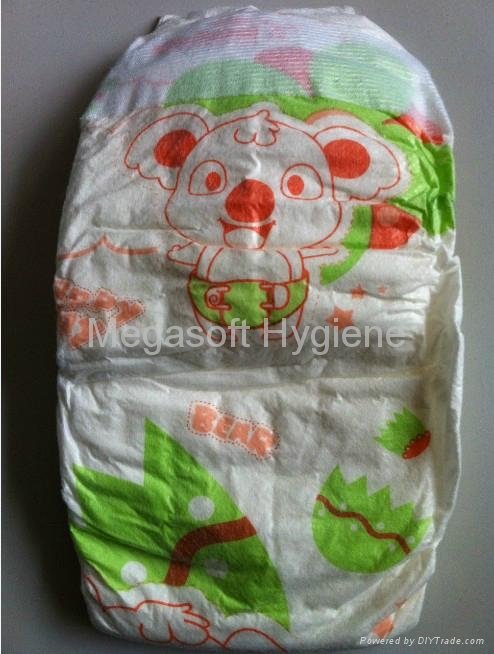 Disposable baby diaper clothlike backsheet