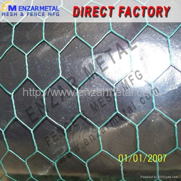 PVC Coated Poultry Wire Netting