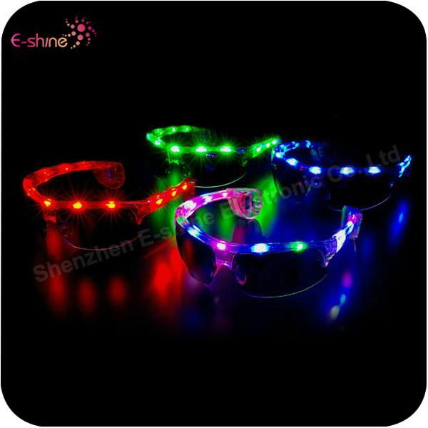 Fashion Promotion Colored Party Led Sunglasses 4