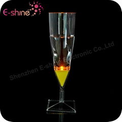 2014 New LED Liquid Champagne Glass