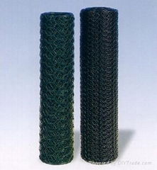 PVC-coated hexagonal wire mesh 