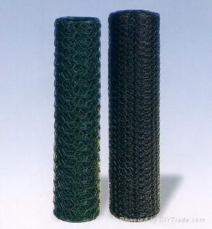 PVC-coated hexagonal wire mesh 