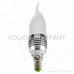 energy saving LED bubble light E14 3W